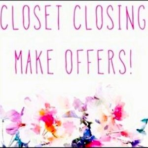 Closet closing end of June 2025! All Reasonable Offers Accepted ❤️